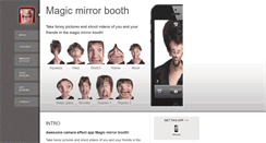 Desktop Screenshot of magicmirrorbooth.com