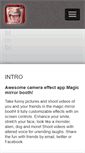 Mobile Screenshot of magicmirrorbooth.com